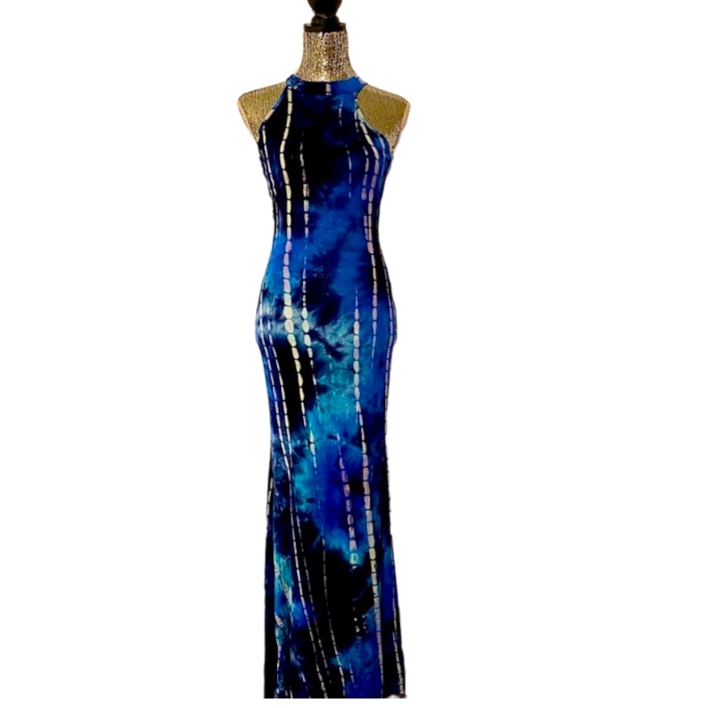 Diosa Collection Tie Dyed Maxi Dress.